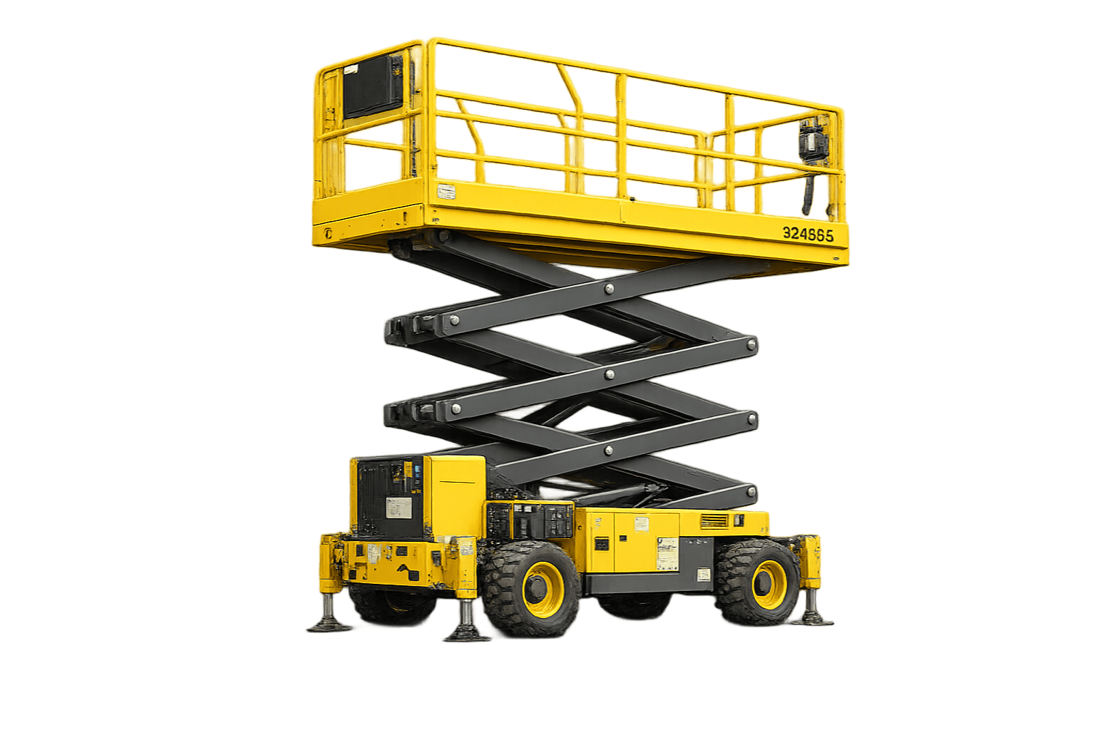 Scissor Lift Rental Saudi Arabia | Electric & Diesel