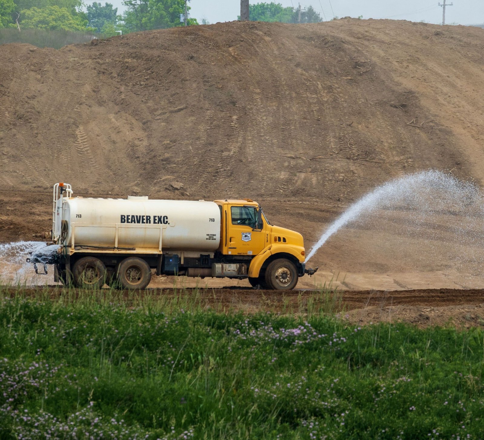Water Tanker Truck Rental KSA | Site Water Supply